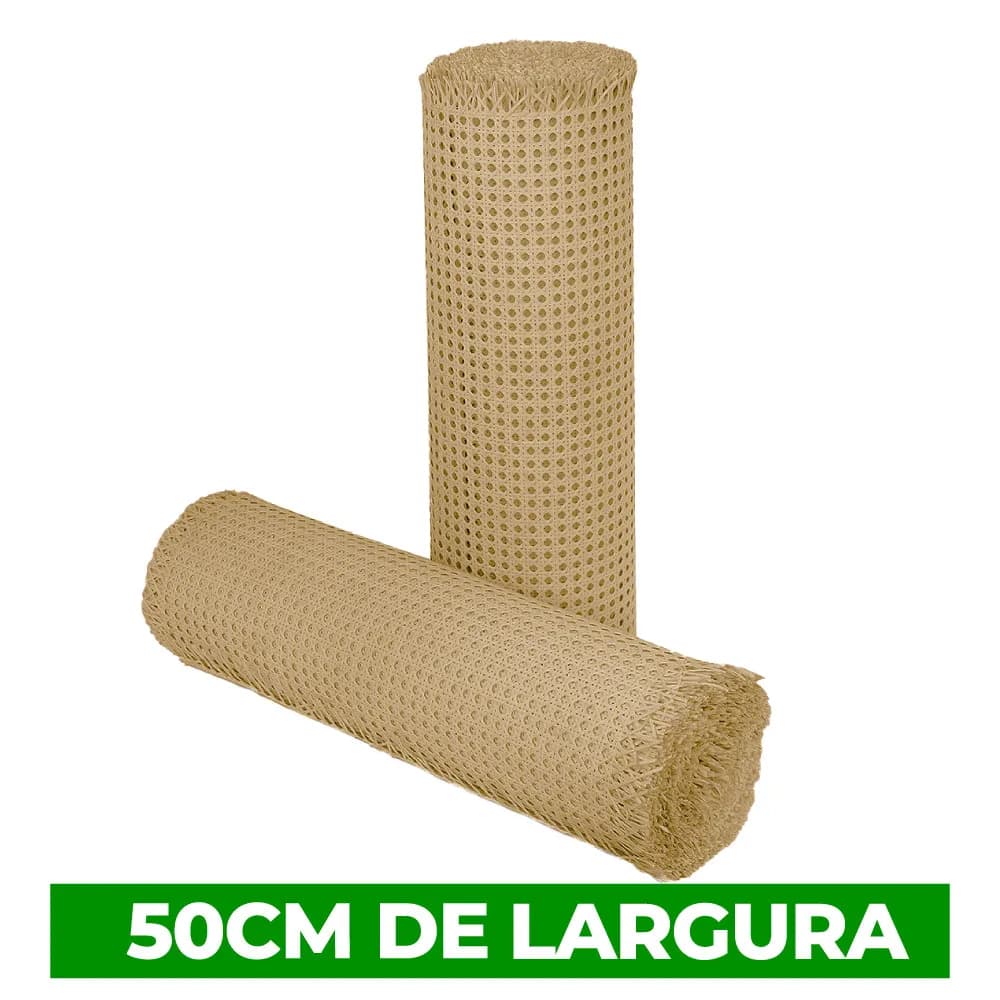 Palha indiana sextavada cor cappuccino